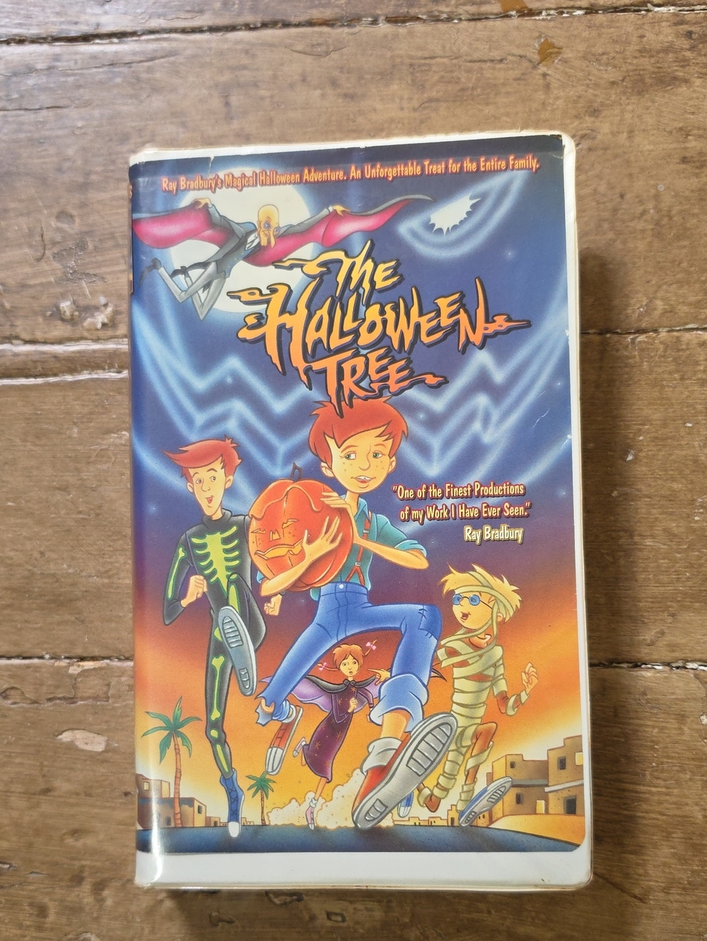 Vintage 1993 The Halloween Tree VHS IN Clamshell Case (Licensed) By Ray Bradbury